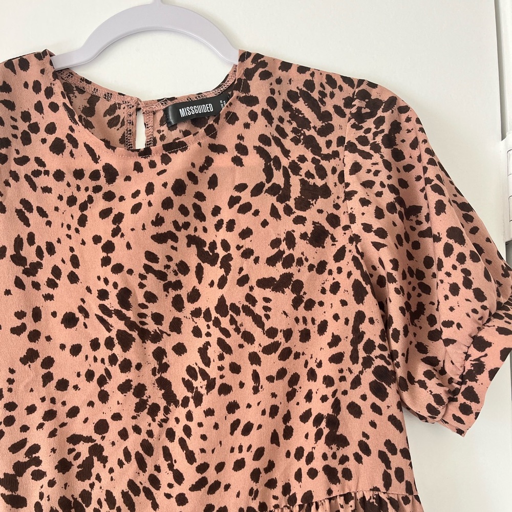 ASOS maxi Dalmatian print dress size 2 NWOT